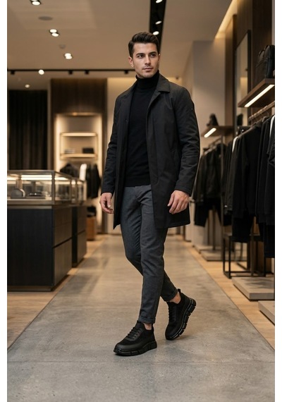 James Franco Erkek Hakiki Deri Kışlık Su Geçirmez Kaydırmaz Özel Air Taban Ultra Rahat Ve Sağlam Sneaker siyah James Franco Erkek Hakiki Deri Kışlık Su Geçirmez Kaydırmaz Özel Air Taban Ultra Rahat Ve Sağlam Sneaker siyah