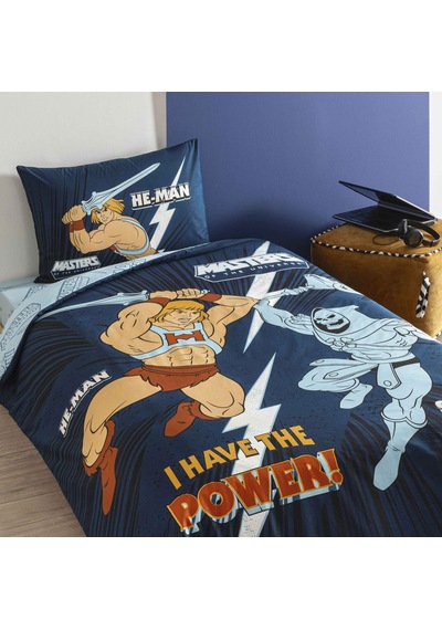Taç Lisanslı He-man Pamuk Tek Kişilik Nevresim Takımı 000000001000052397 Çok Renkli