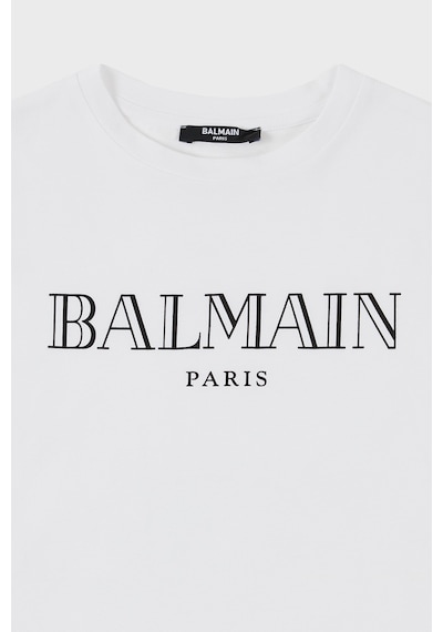 Balmain Çocuk T Shirt 6m8721 Mx030 100 Beyaz