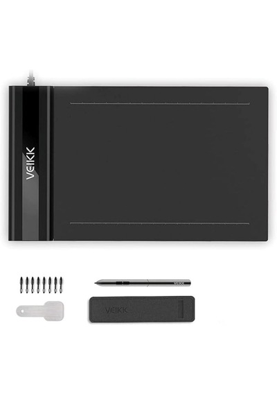 Techtic Veıkk S640 6x4inç Grafik Dijital Tablet 8192 Seviye Pilsiz Kalem Desteği Android Windows Mac Uyumlu
