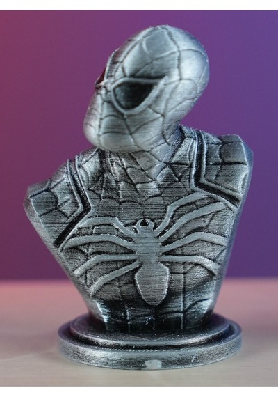 Spider Man - Örümcek Adam Boyalı Büst / Figür - Biblo 10 Cm