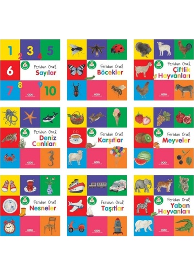 Minik Kitaplarım Serisi 9 Kitaplık Set