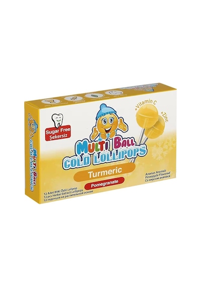 Multiball Cold Lolipop Turmeric 12'li