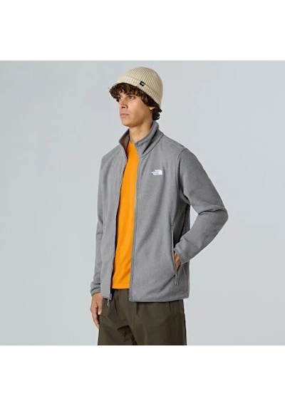 The North Face Glacier Tam Boy Erkek Fermuarlı Polar Ceket Nf0a8d0rcqı1 Gri