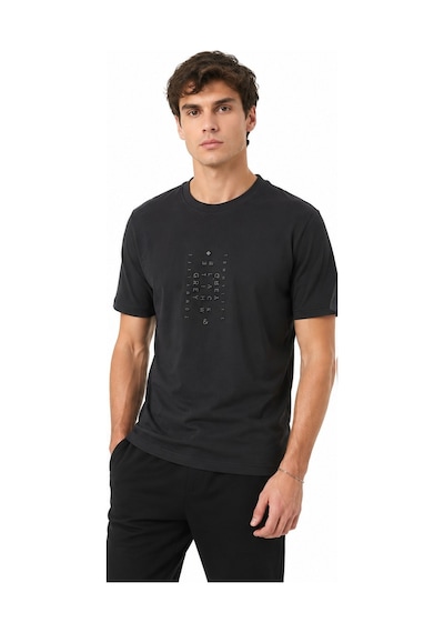 Tommy Life Basic Erkek Tshirt Bisiklet Yaka Siyah 88454