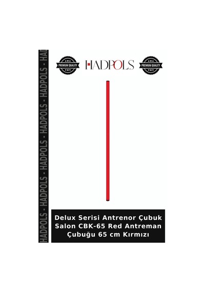Delux Serisi Antrenor Çubuk Salon Cbk-65 Red Antreman Çubuğu 65 Cm Kırmızı