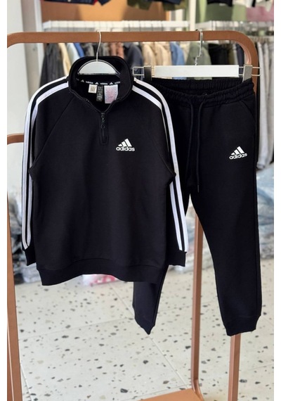Noble Kids Çocuk Eşofman Takımı Logo Nakışlı Siyah