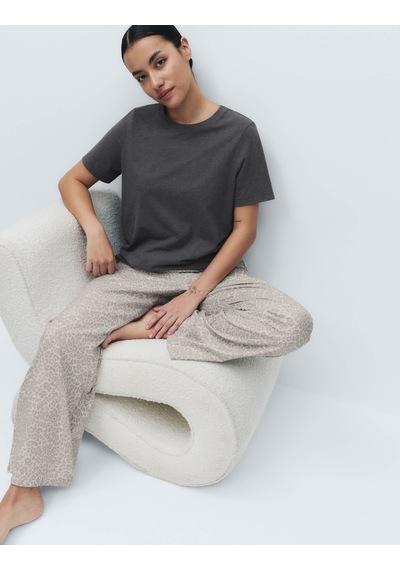 Marks & Spencer Pamuklu Pijama Takımı T37004630f Gri