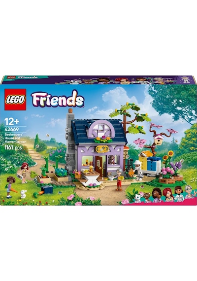 LEGO® Friends Arıcıların Evi ve Çiçek Bahçesi 42669 - 12 Yaş ve Üzeri Gençler için Mini Bebek İçeren Yaratıcı Oyuncak Yapım Seti (1161P)