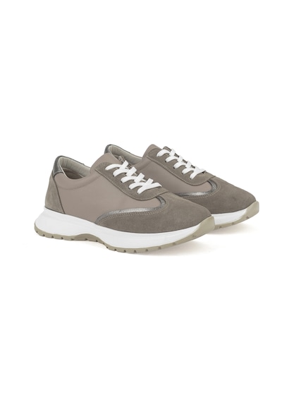 Ziya, Kadın Hakiki Deri Sneaker 1531050z26501005k Vizon 1531050z26501005k 310 VIZON