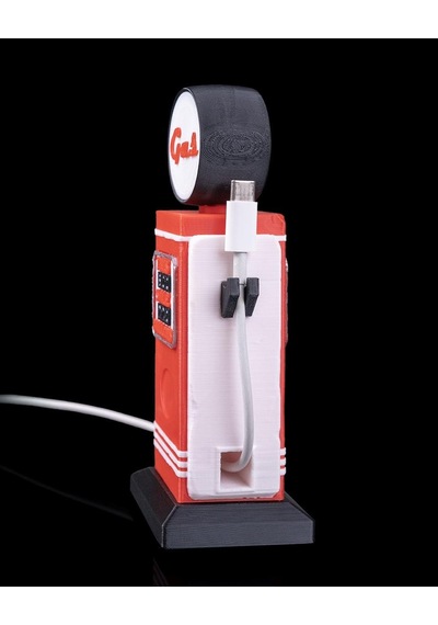 Pump It Up Kablo Tutucu Retro Benzin Pompası Tasarımı-175