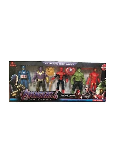 Avengers Yenilmezler Oyuncak Süper Kahramanlar 5 Li Set