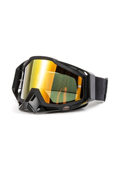 Mtr38x Siyah Motosiklet Cross Gözlük Polikarbonat Lens Motocross Gözlüğü Profesyonel