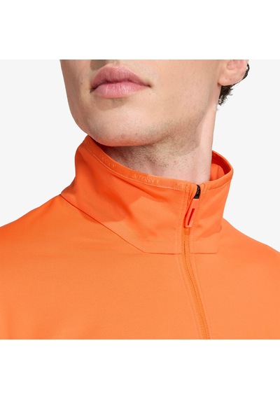 Adidas Terrex Multi Climawarm Half Zip Tech Üst Erkek Turuncu Yürüyüş Polar Jm0144