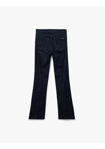 Koton Normal Bel Dar Kalıp Cepli İspanyol Paça Jean Pantolon - Flare Jeans Koyu İndigo 6wal40085md Dark Indigo Koton Normal Bel Dar Kalıp Cepli İspanyol Paça Jean Pantolon - Flare Jeans Koyu İndigo 6wal40085md Dark Indigo