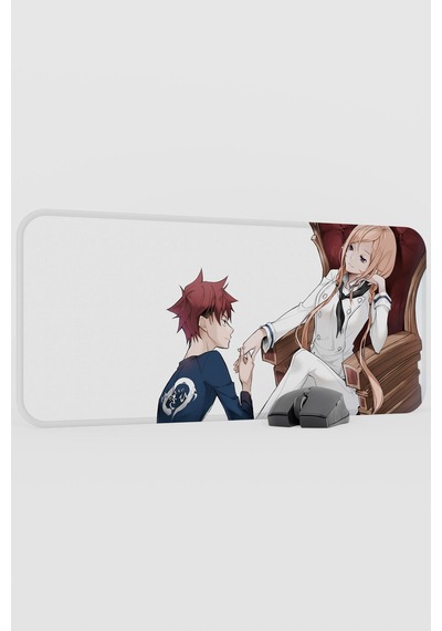Food Wars Anime V4 - 70x30 Xl Gaming Kauçuk Kaymaz Taban Mouse Pad Fare Altlığı