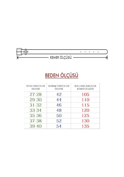 Deribond Hakiki Deri Erkek Kemer Kahve (386533134)