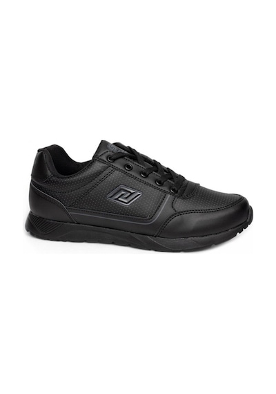 Parley 256-26 Deri Anatomik Bağcıklı Kadın Sneaker Siyah