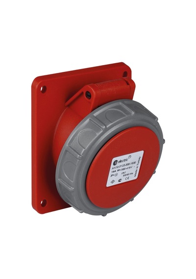 Tp Electric 3123-309-1600 Vidalı Bağlantı Ip67 4x16a Cee Norm Eğik Makine Prizi