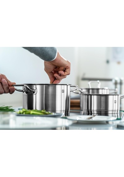 Zwilling Twin Pro 18/10 Paslanmaz Çelik, 5 Parça Tencere Seti Diğer
