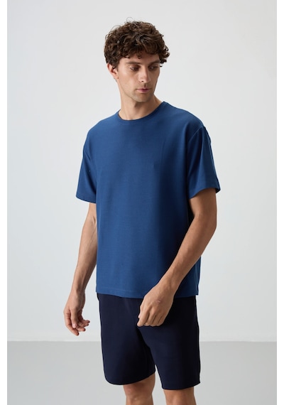 Air Jones Tommy Life Parlament Waffle İnterlok Yüzeyi Dokulu Oversize Fit Basic Erkek T-shirt - 88379 Parlament Air Jones Tommy Life Parlament Waffle İnterlok Yüzeyi Dokulu Oversize Fit Basic Erkek T-shirt - 88379 Parlament