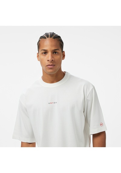 United4 Unıted4 Comfort Erkek Beyaz Modal Karışımlı T-shirtyurıho
