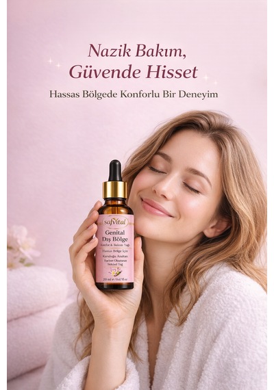 Safvital Genital Dış Bölge Konfor & Bakım Yağı İntim Bakım 20 ML