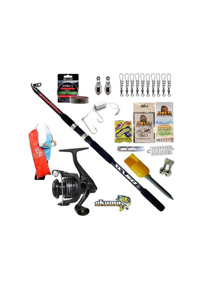 Okuma Revenger Rv-6000a 360cm 100-300gr Anaconda Profesyonel Kıyı Olta Takımı Seti