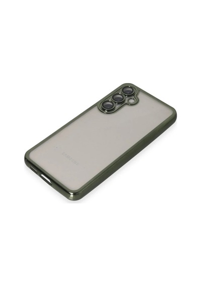 Samsung Uyumlu Galaxy S23 Fe Kılıf Razer Lensli Silikon - Yeşil 0.2M-Çok Renkli