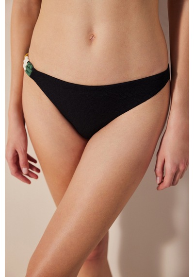 Penti Arlo Side Dokulu Ve Makromeli Siyah Bikini Altı Plkz257724ıy-bk5