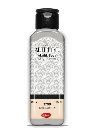 Artdeco Akrilik Boya 140ml Arduvaz Gri 3709 Diğer