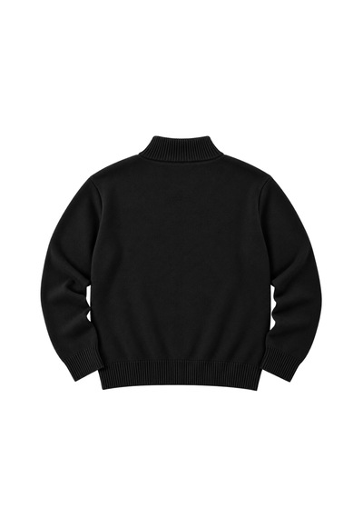 Battalmoda Erkek Büyük Beden Siyah Hattush Dik Yaka Cepli Triko Hırka 3xl-4xl-5xl-6xl Battalmoda Erkek Büyük Beden Siyah Hattush Dik Yaka Cepli Triko Hırka 3xl-4xl-5xl-6xl