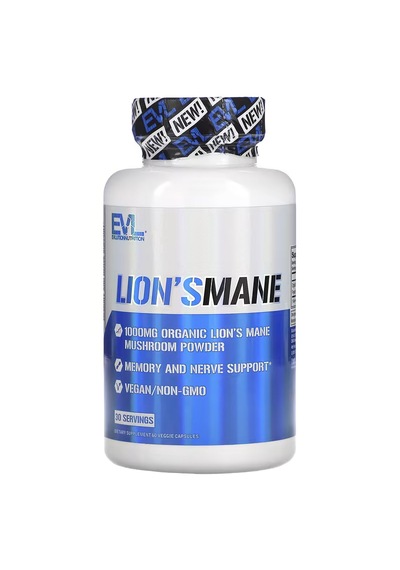 Evlution Organic Lion S Mane Mushroom Nootropics Brain Nerve Supp