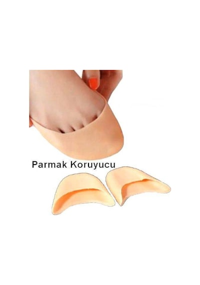 2 Li Silikon Parmak Gömleği Ayak Parmak Nasır Koruyucu