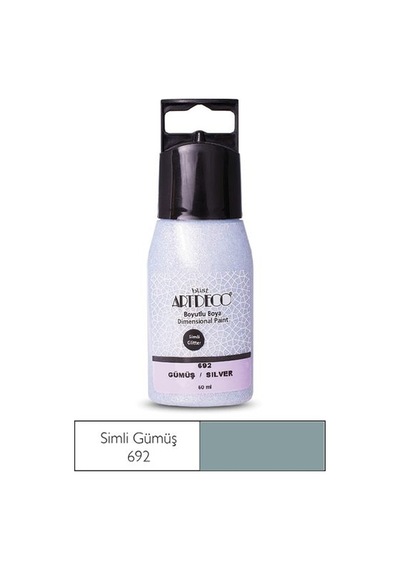 Artdeco Simli Boyutlu Boncuk Boya 692 Gümüş