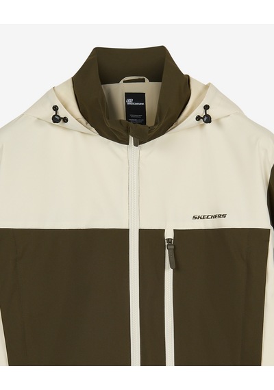Skechers M Colorblock Fall Jacket Erkek Haki S2620044-0255