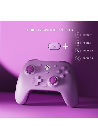 Xbox Series X S, Xbox One Ve Windows 10/11 İçin G7 Se Kablolu Oyun Kumandası, Hall Efektli Joysticks/hall Trigger, 3,5 Mm Ses Jakı - Lila Diğer