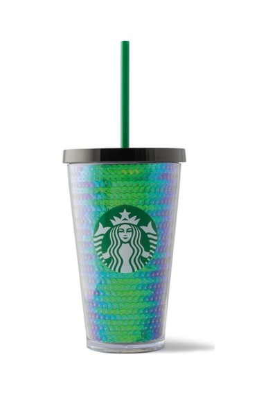 Starbucks Siyah Pullu Soğuk İçecek Bardağı 473 ML