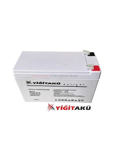 12v 9 Ah-amper Kuru Tip Agm Ups Güç Aküsü Yiğit Akü