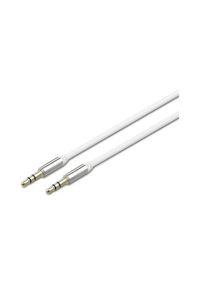 Syrox C86 Audio Aux Ses Aktarım Kablosu 3.5Mm 1Mt Beyaz