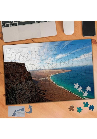 Dağ, Kumsal Ve Deniz 240 Parça Puzzle Yapboz Tablo-662