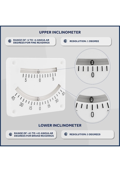 Yalpametre. Tekne Yalpa Ölçer. Plastimo Clinometer