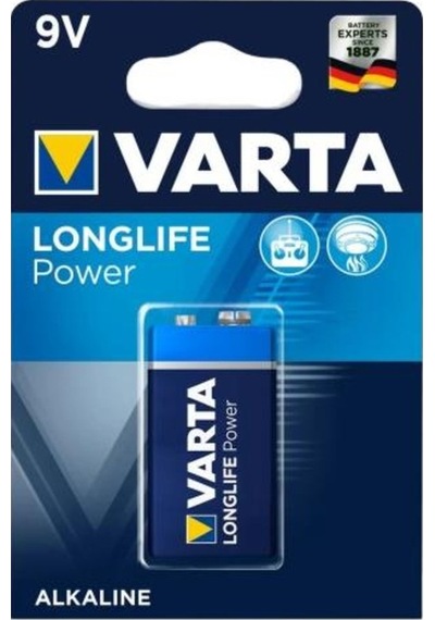 Varta 9V Longlife Power Alkalin Pil