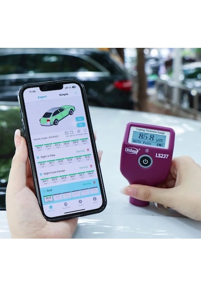 Linshang Ls237 Bluetooth'lu Şarjlı Boya Ölçüm Cihazı