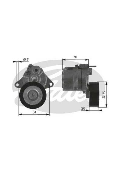 GATES T38415 V KAYIŞ GERGİ RULMANI MERCEDES W202 W203 W204 W210 W