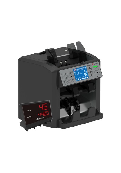 Mühlen Vision M 9930 İki Katlı Profesyonel Karışık Para Sayma Makinesi Çoklu Ülke Multi Para İçin