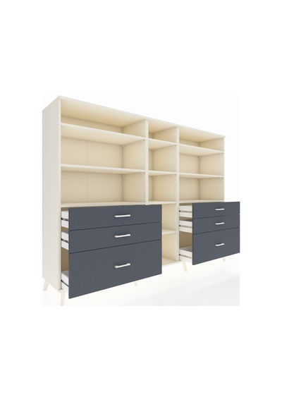 Hyperion Dolap 10 Raflı 6 Çekmeceli 220x44x163 Aytaşı-aytaşı/ant Aytaşı-aytaşı/antrasit Hyperion Dolap 10 Raflı 6 Çekmeceli 220x44x163 Aytaşı-aytaşı/ant Aytaşı-aytaşı/antrasit