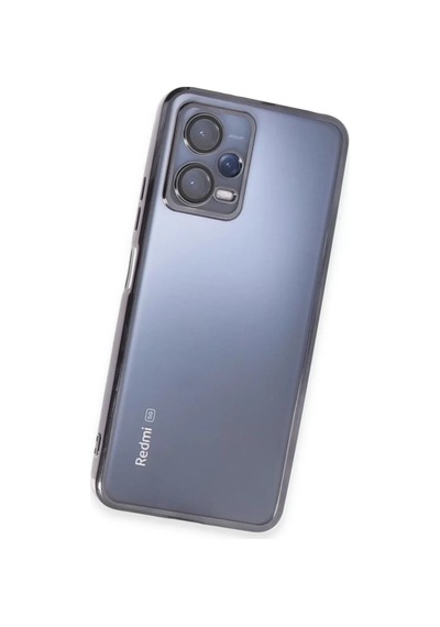 Newface Xiaomi Redmi Note 12 Pro 5g Kılıf Razer Lensli Silikon - Siyah