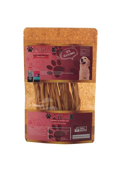 Burgu Çiğneme Kemikleri 100g Köpek Ödülü