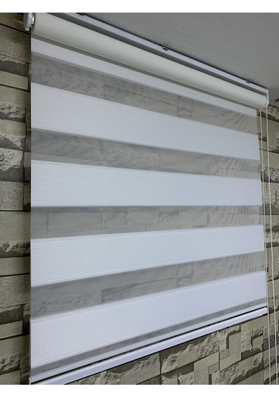 Beyaz Renk Mini Plise Desenli Zebra Stor Perde Tüm Ölçülerde (481204640) Beyaz Renk Mini Plise Desenli Zebra Stor Perde Tüm Ölçülerde (481204640)